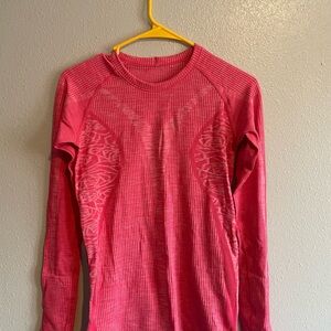 Lululemon Athletica Pink Long Sleeve Tee